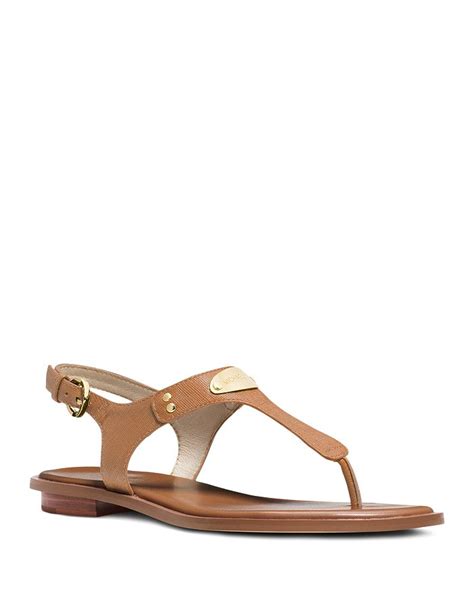 michael kors plate thong sandals yellow|michael michael kors mk plate thong sandals.